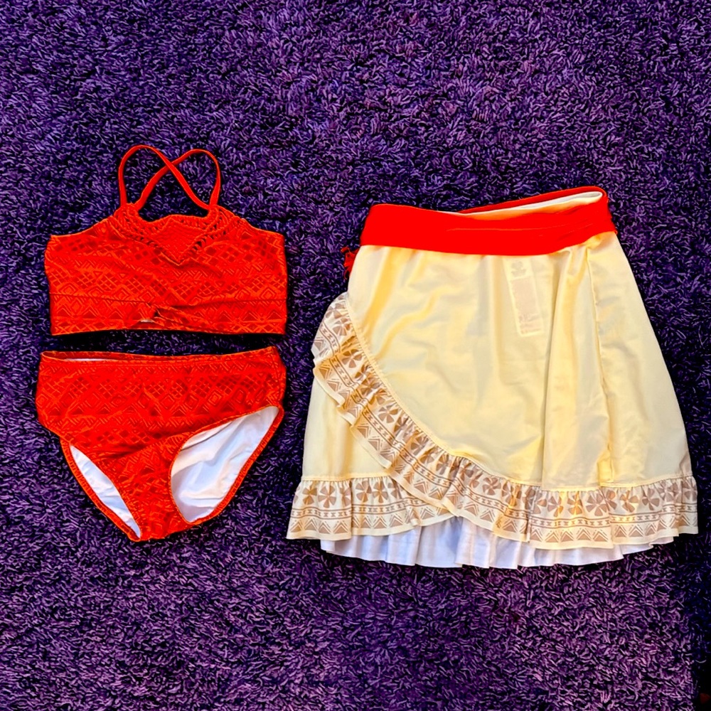 Disney Moana Bathing Suit and Cover Up